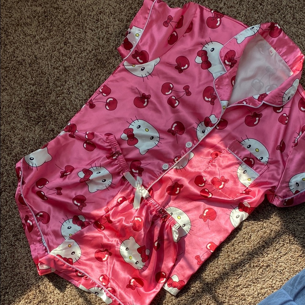 Pink Hello Kitty Pajama Set